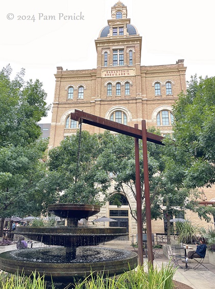 Contemporary re-use in landscaping at San Antonio's Pearl - Digging