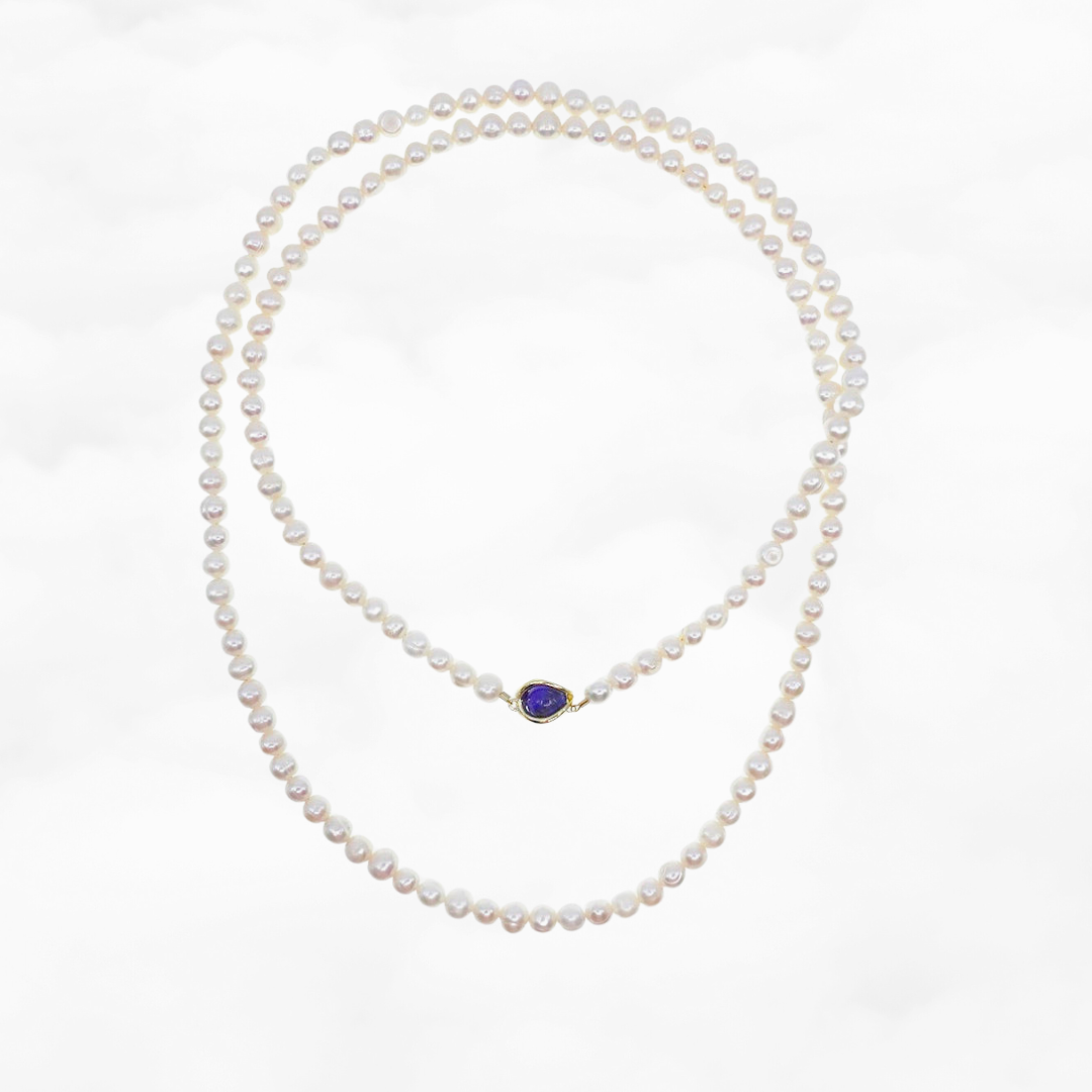 Multi-style 36 Inch Opera Pearl Necklace | Yun Boutique