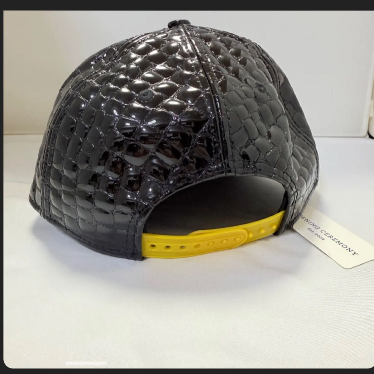 JEREMY SCOTT × NEW ERA 75 9FIFTY クロコ型押し キャップ 野球帽