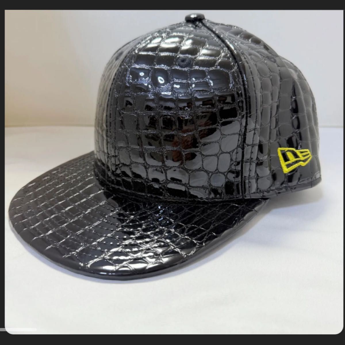 JEREMY SCOTT × NEW ERA 75 9FIFTY クロコ型押し キャップ 野球帽