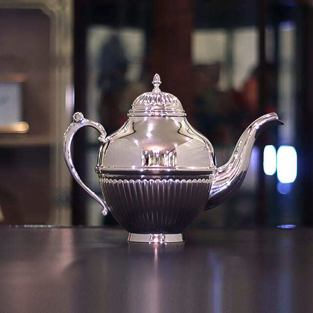 中古】Christofle(クリストフル) 家庭用4点ティーセット ch-125