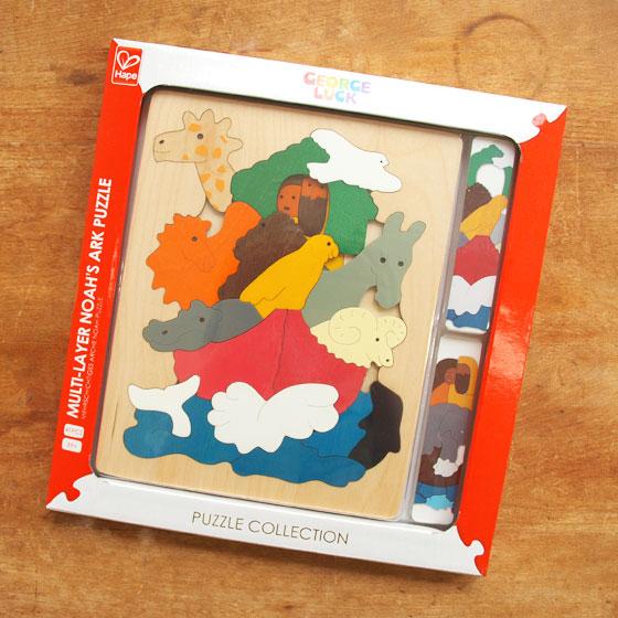 パズル 木製 おもちゃ 幼児 子供 知育玩具 オブジェ George Luck