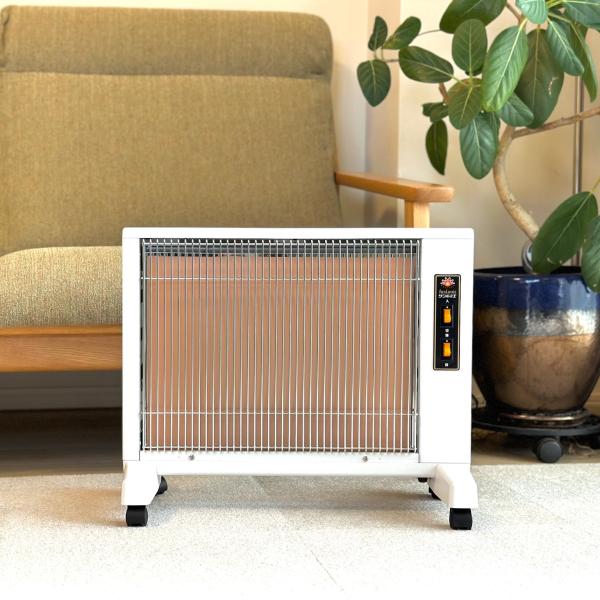 サンルミエ 遠赤外線暖房器 パネルヒーター E800L-TM2 ホワイト 白