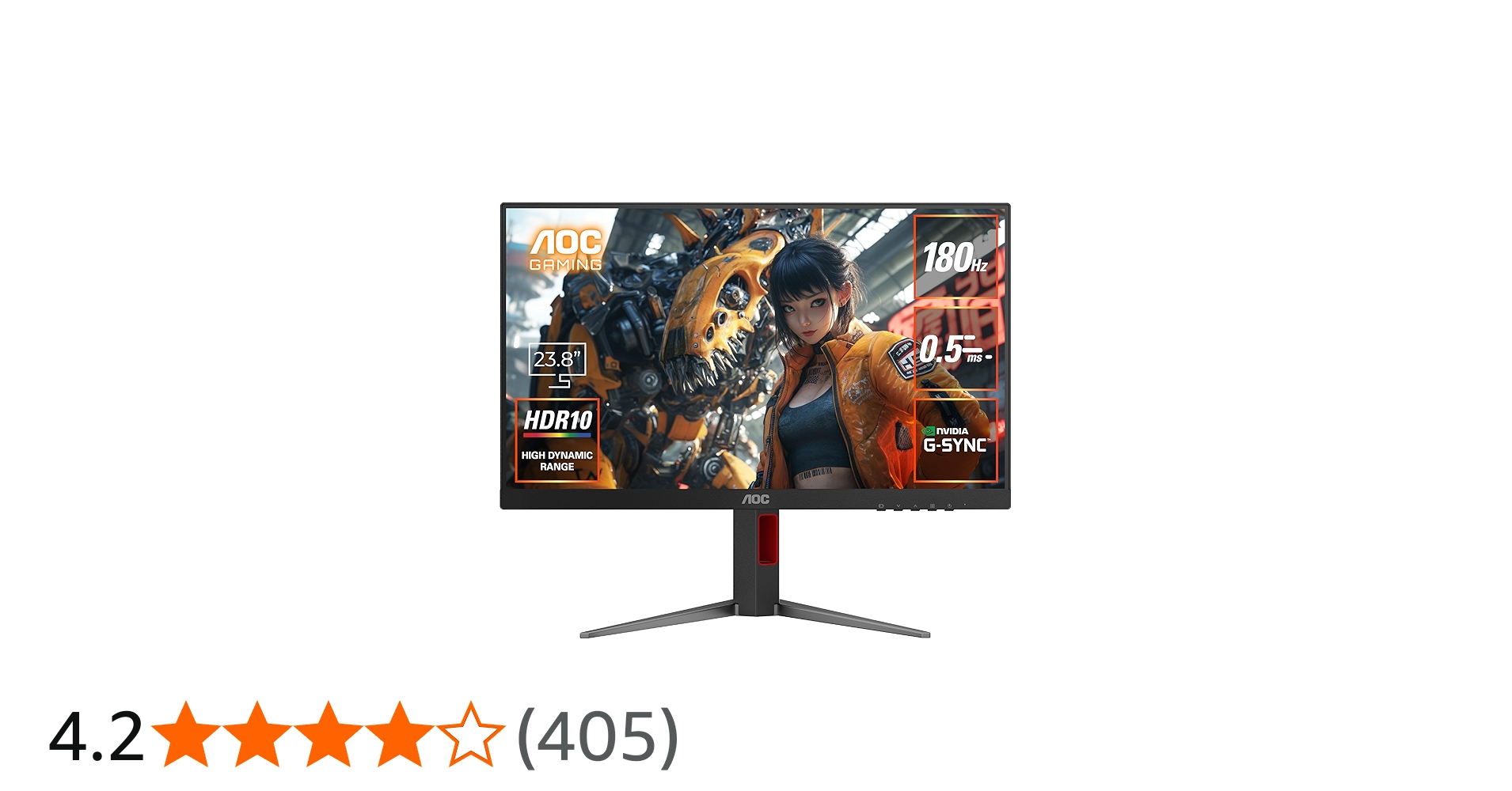 Amazon.co.jp: AOC ゲーミングモニター 23.8インチ, 1920×1080@180Hz