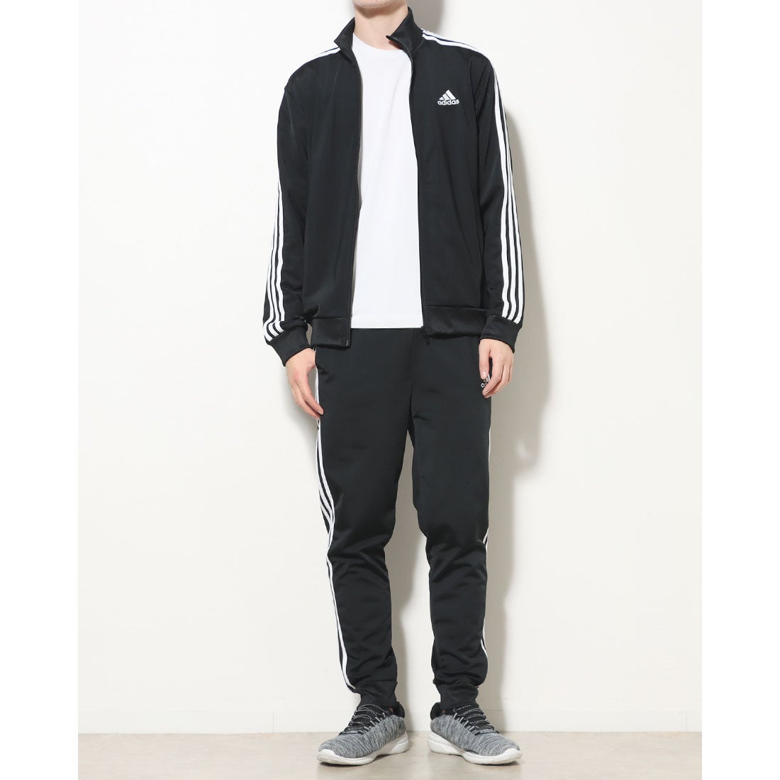 アディダス adidas メンズ ジャージ上下セット M 3S TR トラックスーツ