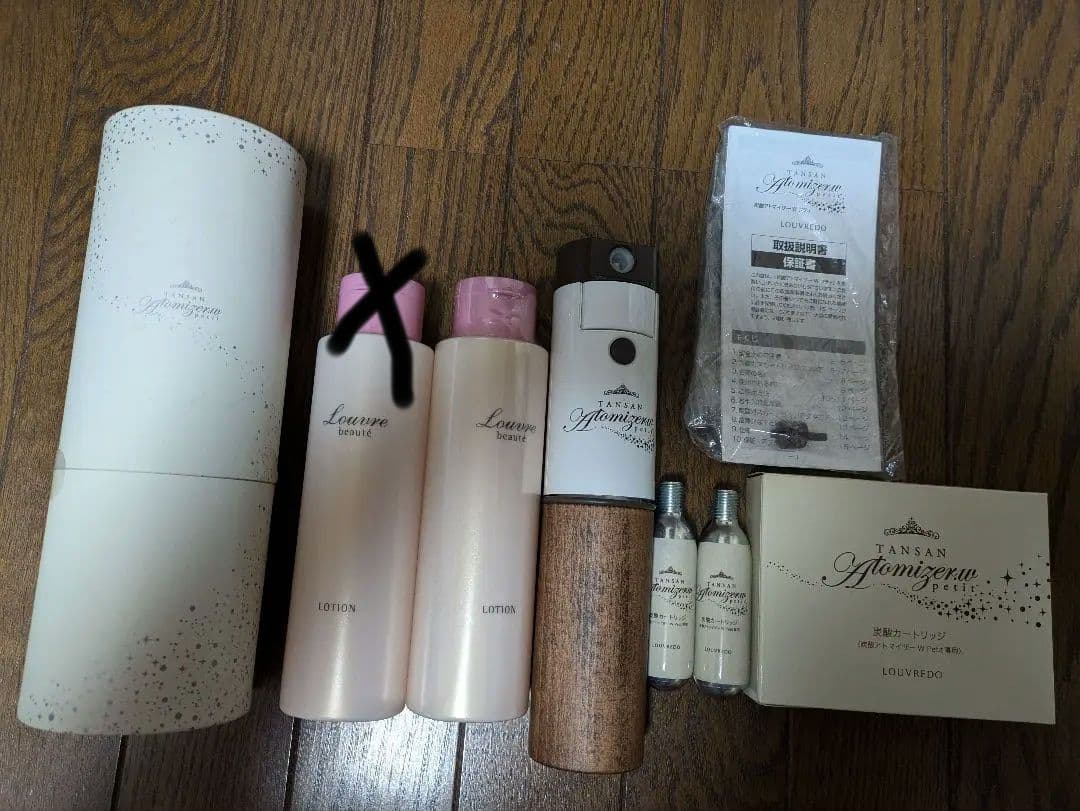 LOUVREDO ルーヴルドー　炭酸ミストスプレー　炭酸アトマイザーW プティ 2026年最新】炭酸アトマイザーwプティの人気アイテム - メルカリ